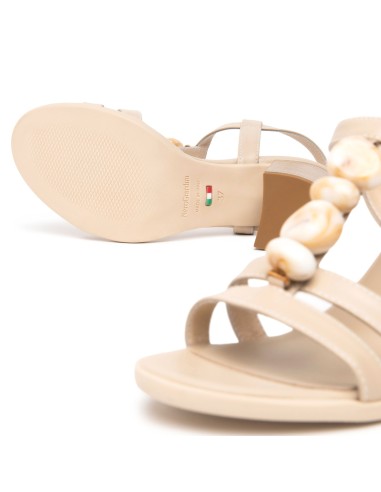 Nero Giardini sandalo in pelle con tacco comodo
